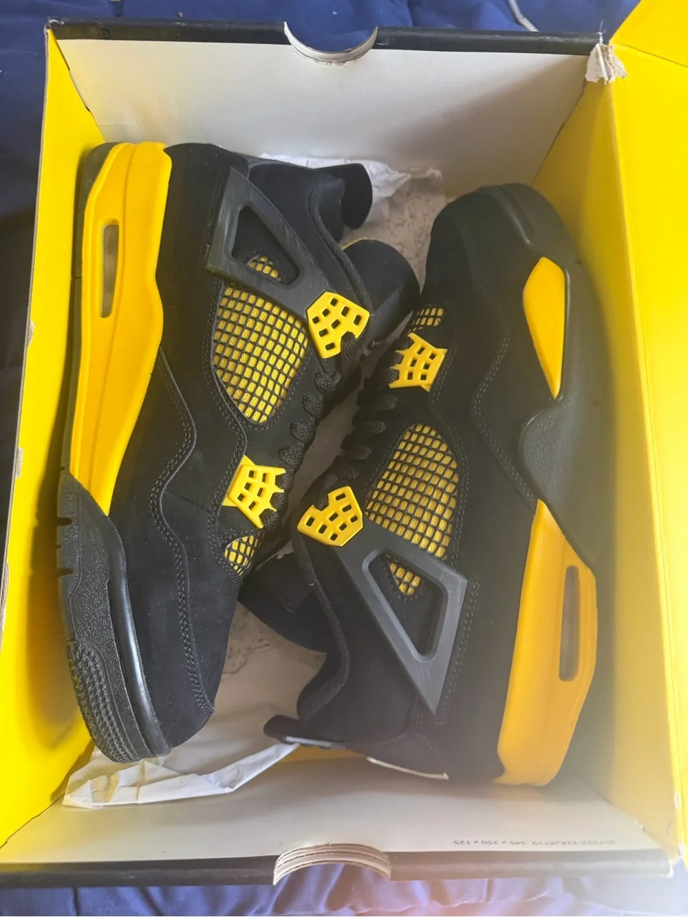 Jordan 4 yellow tunder